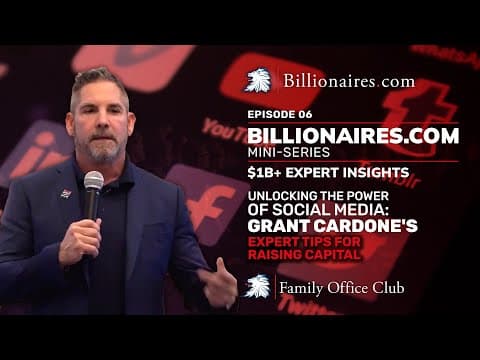 Grant Cardone Shares the Exact Strategies & Mindset Used to Raise $1 Billion+ via Social Media | EP6 thumbnail