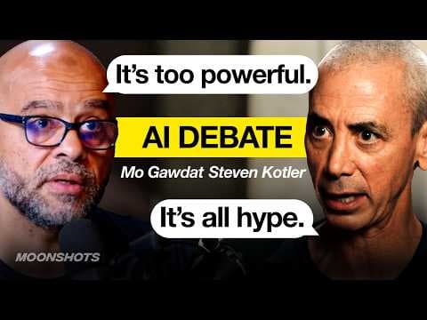 AI Experts Debate the Future of AI (Opposite Opinions) Mo Gawdat & Steven Kotler | EP #177 thumbnail