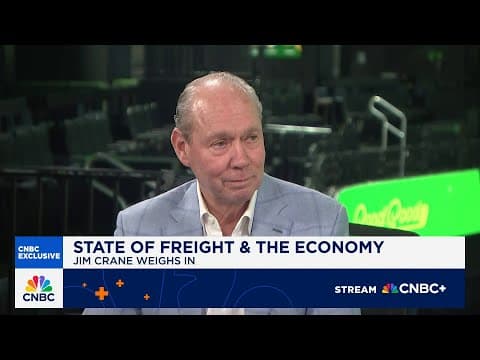 Freight business is good, driven by data center buildout, says Crane Worldwide Founder Jim Crane thumbnail