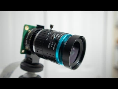 Raspberry Pi High Quality Camera Review w/ interchangeable lenses thumbnail