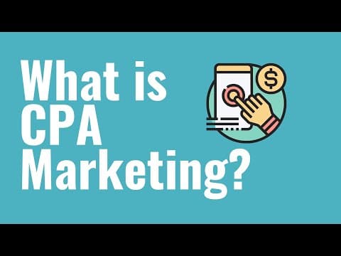 What is CPA Marketing? CPA Marketing Explained For Beginners thumbnail