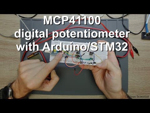 MCP41100 digital potentiometer with Arduino/STM32 thumbnail
