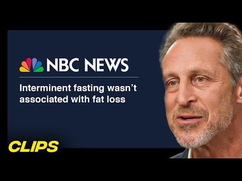 Why Health Experts Are Giving Up on Intermittent Fasting - Mark Hyman | MOONSHOTS thumbnail