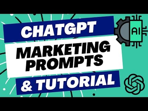 How to Use ChatGPT for Effective Marketing Strategies thumbnail