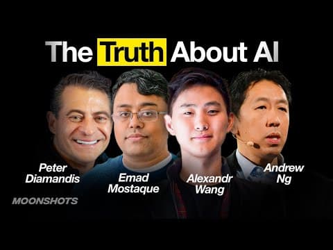 Should We Be Fearful of Artificial Intelligence? w/ Emad Mostaque, Alexandr Wang, and Andrew Ng | 39 thumbnail