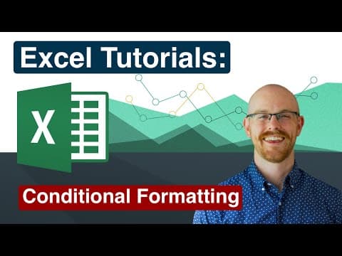 Conditional Formatting in Excel | Excel Tutorials for Beginners thumbnail