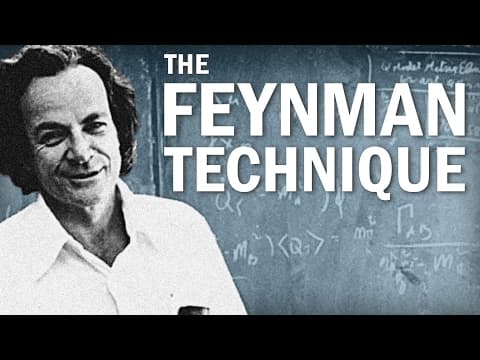 How to Learn Faster with the Feynman Technique (Example Included) thumbnail