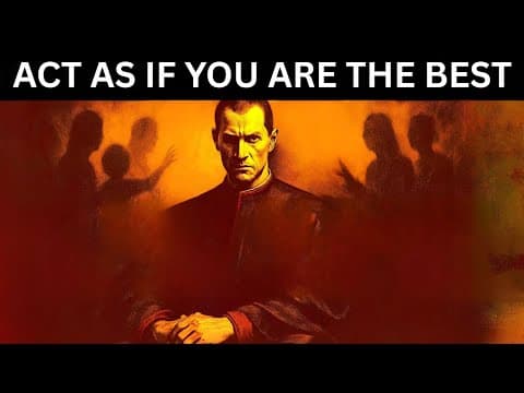 ACT AS IF YOU ARE THE BEST, NO ONE IS BETTER THAN YOU – Machiavelli's Ruthless Psychology for Power thumbnail