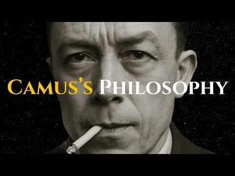 Absurdism, Rebellion & The Art of Living | All of Albert Camus's Philosophy Explained to Sleep to thumbnail