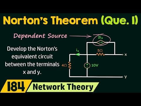 Norton's Theorem with Dependent Source thumbnail