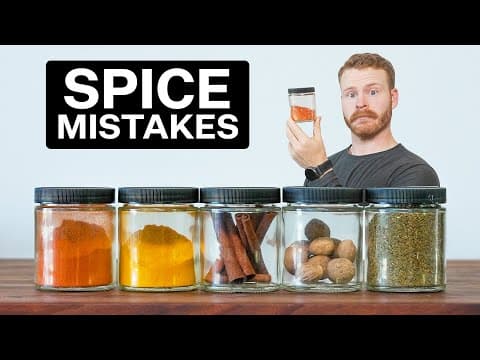 5 Mistakes Most People make using Spices thumbnail