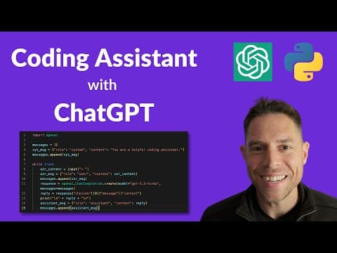 How to Build a Coding Assistant Using ChatGPT and Python? thumbnail