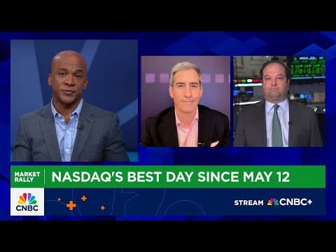 Nasdaq sees best trading day since May thumbnail