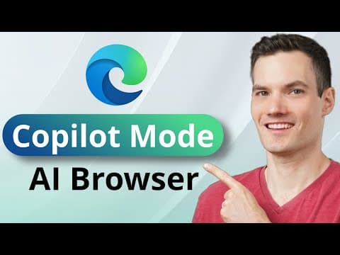 NEW: Copilot Mode in Microsoft Edge (Top 5 AI Features Explained) thumbnail