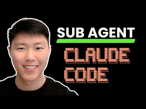 Claude Code Subagents: Build Full-Stack Apps in Minutes with an AI Dev Team thumbnail