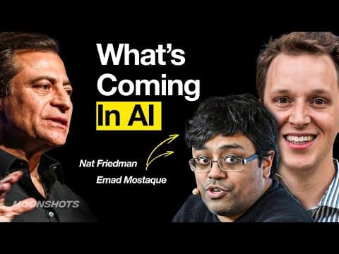 2 Ex-AI CEOs Debate the Future of AI w/ Emad Mostaque & Nat Friedman | EP #98 thumbnail