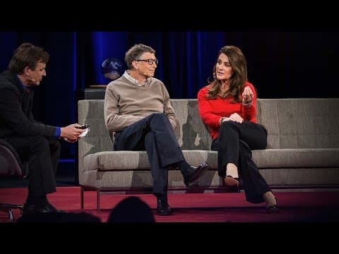 Why giving away our wealth has been the most satisfying thing we've done... | Bill and Melinda Gates thumbnail