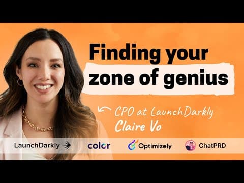 Bending the universe in your favor | Claire Vo (LaunchDarkly, Color, Optimizely, ChatPRD) thumbnail