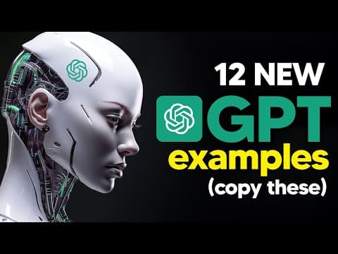 12 New CREATIVE Custom GPTS (Copy These) Custom GPT Ideas thumbnail