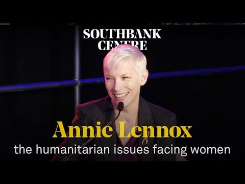 What Does Annie Lennox Say About Women's Rights Globally? thumbnail