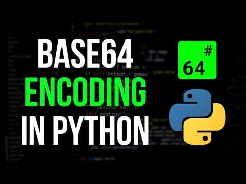 Base64 Encoding Binary Files in Python thumbnail