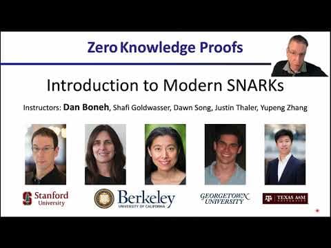 ZKP MOOC Lecture 2: Overview of Modern SNARK Constructions thumbnail