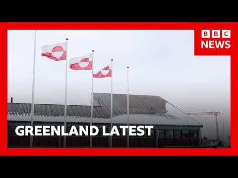 We choose Denmark over US, Greenland's PM says | BBC News thumbnail