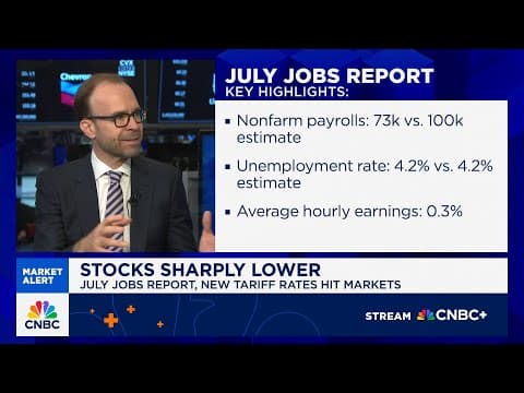Goldman Sachs' Jan Hatzius: Today's jobs report makes it more likely Fed will cut in September thumbnail