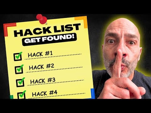 The SECRET Google Hacks That Quietly Get You Found for Every Service You Offer thumbnail