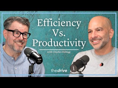 Efficiency Vs. Productivity | Charles Duhigg thumbnail