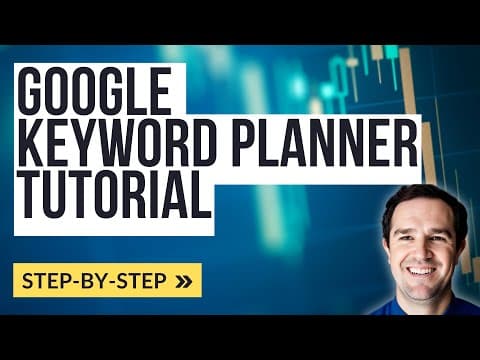 Google Keyword Planner Tutorial - How to do Keyword Research with the Free Google Keyword Tool thumbnail