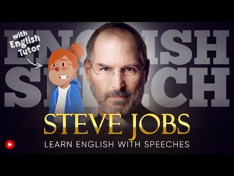 What Can We Learn About English from Steve Jobs' Speech? thumbnail