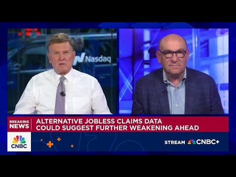 Alternative jobless claims data could suggest further weakening ahead thumbnail