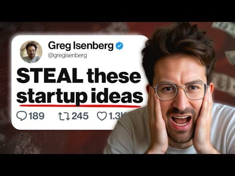 5 Businesses I'd Start If I Was 22 Again ($500 → $100k/Month) thumbnail
