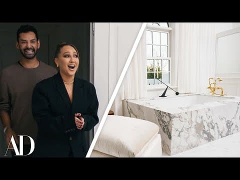 “This is Insane!” Adrienne Bailon’s Brilliant Bathroom Makeover | Architectural Digest thumbnail