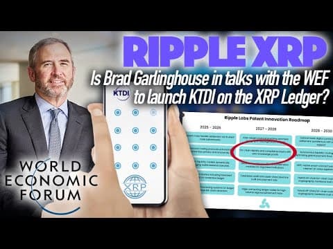 Ripple XRP: Is Brad Garlinghouse In Talks With The WEF To Launch KTDI On The XRPL? thumbnail