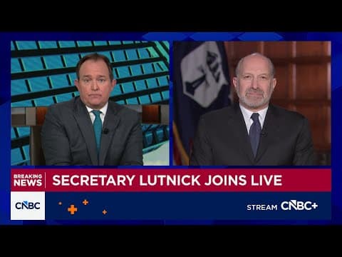 Howard Lutnick breaks down recent $250B trade deal with Taiwan thumbnail