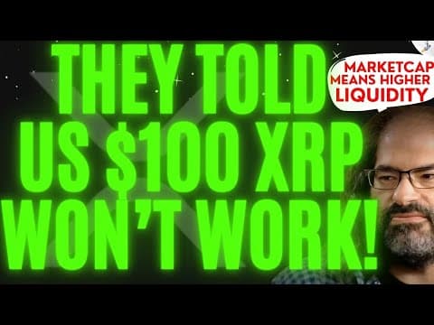 99% Of You Missed What Ripple CTO Said About XRP's "Marketcap" This...Will BLOW YOUR MIND! INSANE! thumbnail