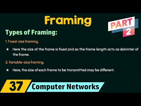What Is Framing in Networking and Its Types? thumbnail