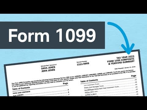How to Read a Brokerage 1099 Form for Taxes thumbnail