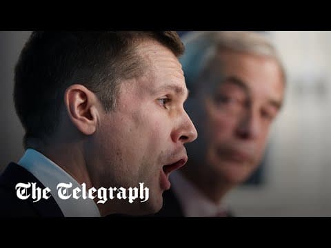 In full: Robert Jenrick defects to Reform UK - Nigel Farage leads press conference thumbnail