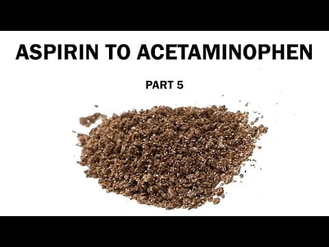 Aspirin to Acetaminophen - Part 5 of 6: Reducing p-nitrophenol to p-aminophenol thumbnail