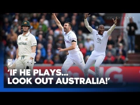 Binga explains why the Aussies should be nervous about Jofra & Wood! 🔥 | Fox Cricket thumbnail