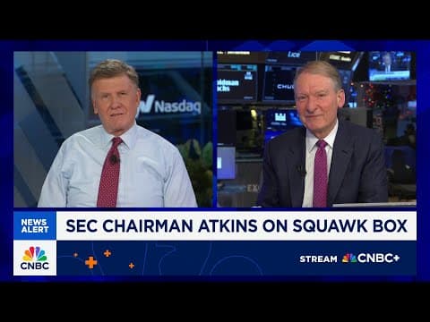 SEC Chairman Paul Atkins on regulations: We need to make sure our rulebook is fit for purpose thumbnail
