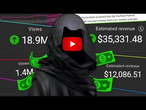 I MONETIZED a Faceless Youtube Channel In 3 Days & MADE $35,000 (this is how i did it) thumbnail