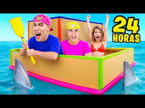 24 HORAS EN BUNKER DE CARTON !! thumbnail