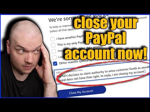 Paypal misinformation fine ($2,500) - Close Your Accounts ASAP! thumbnail
