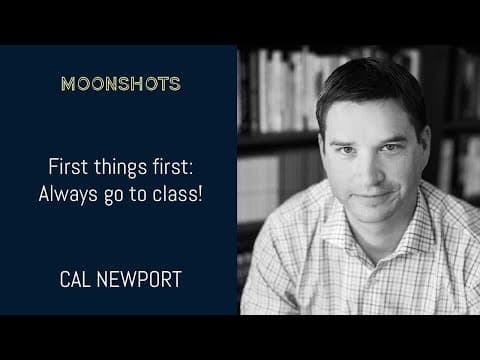 Cal Newport - Become A Straight A Student thumbnail