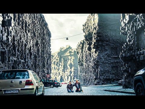 Couple Wakes up to Find All Buildings Surrounded by a Mysterious Brick Wall thumbnail