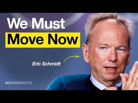 Ex-Google CEO on Government AI Policy & Deepfakes w/ Eric Schmidt | EP #99 thumbnail
